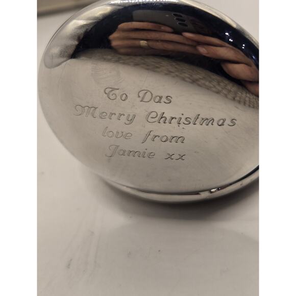 RAVEL POCKET WATCH-Chrome Lid/Clip-SILVER R1001.04. New Battery - Picture 4 of 6